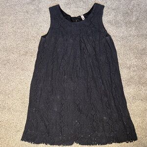 Xhilaration Elegant Black Lace Dress